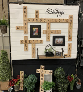 Scrabble Style Wall Art Decor